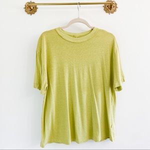 Back Beat Co $55 Green Organic Cotton Hemp Boyfriend Tee